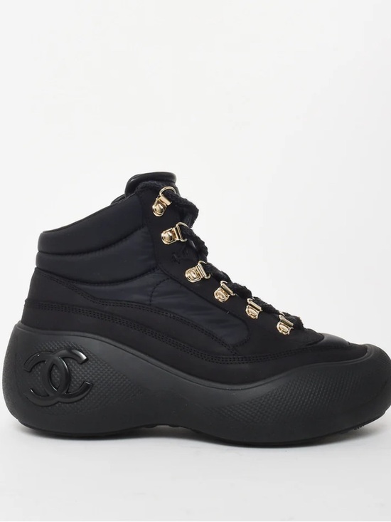 CHANEL Shoes - CHANEL Black Quilted Boots